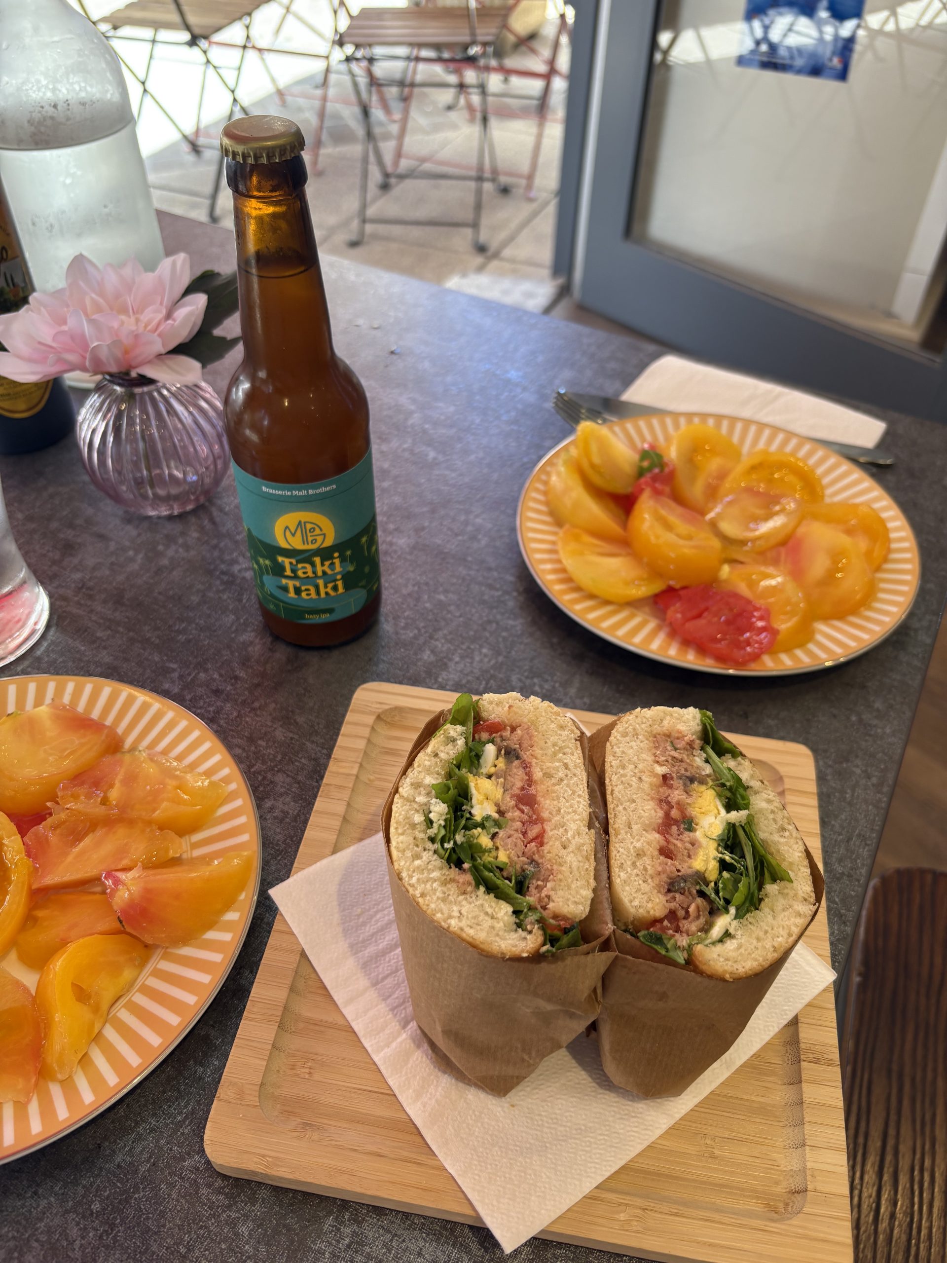 focaccia façon pan bagnat